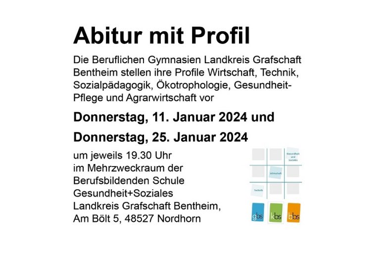 Read more about the article Informationsveranstaltung <br>Abitur mit Profil